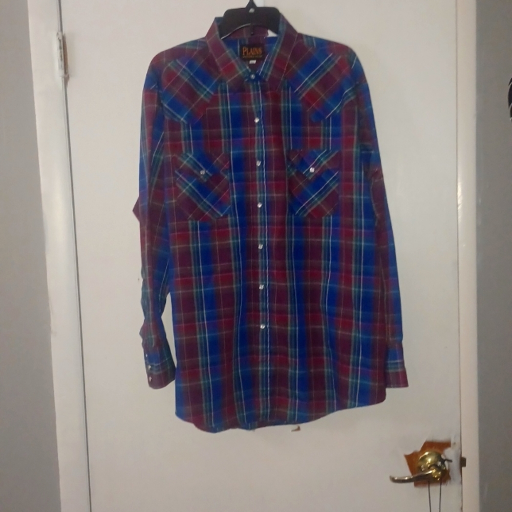 Western men's button down